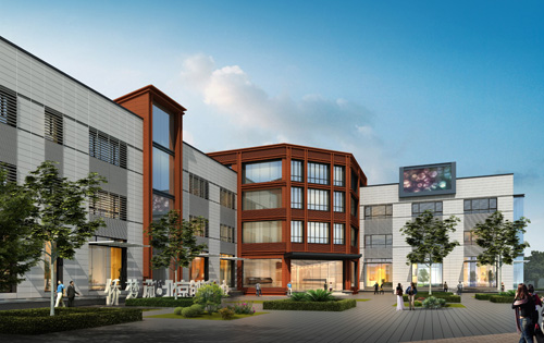 首钢侨梦苑办公区 